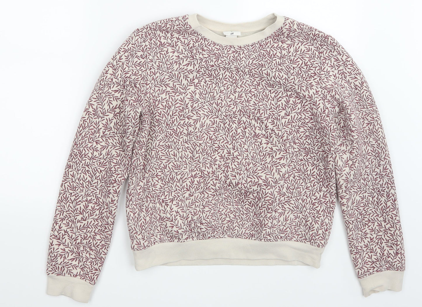 H&M Womens White   Pullover Jumper Size XS