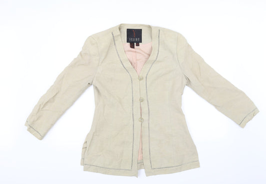 Jesire Womens Brown   Basic Blouse Size 6
