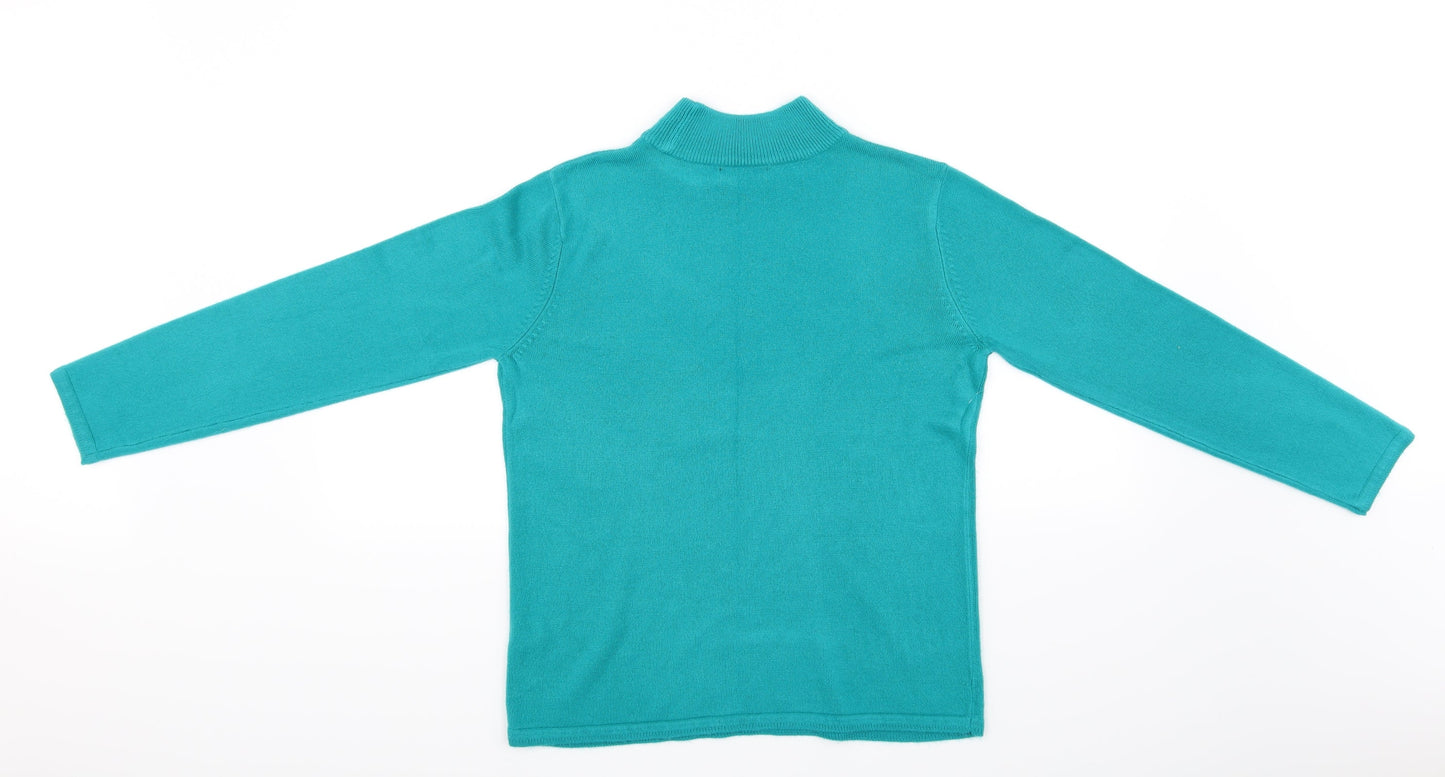 BM Womens Green   Pullover Jumper Size S