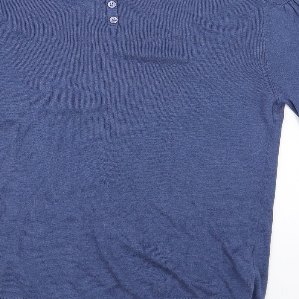 mango basics  Womens Blue   Pullover Jumper Size XL