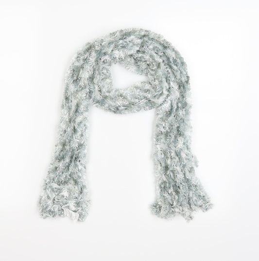 Preworn Womens Silver  Knit  Scarf