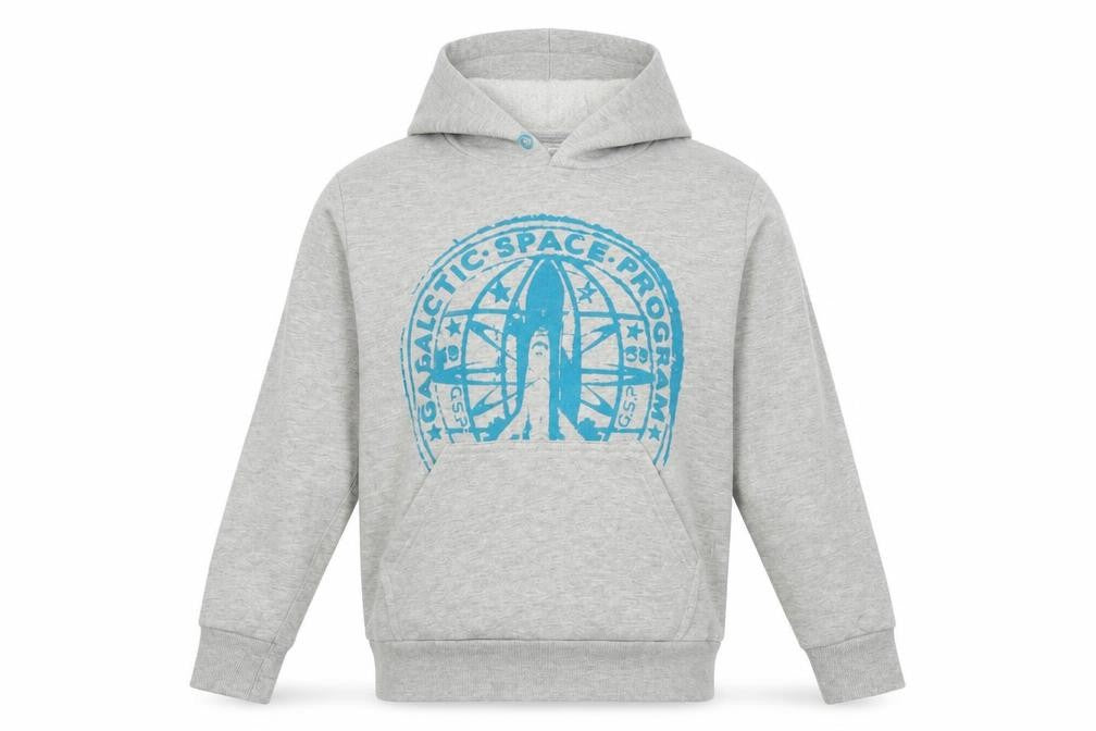 F&F Boys Grey  Jersey Pullover Hoodie Size 9-10 Years