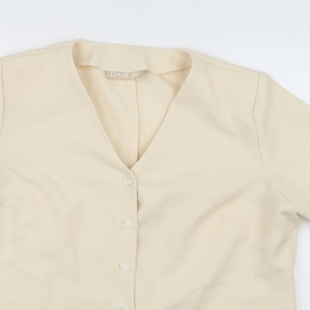 Daxon Womens Beige   Jacket Blazer Size 18