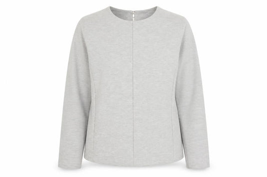 TU Womens Grey  Jersey Full Zip Sweatshirt Size 16