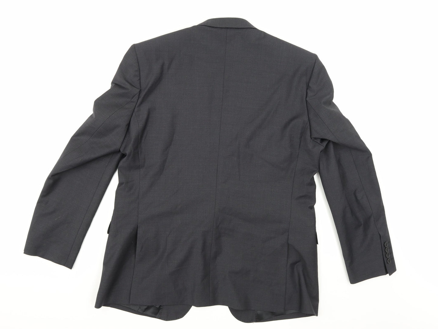 Santinelli Mens Grey  Rayon Jacket Suit Jacket Size 44