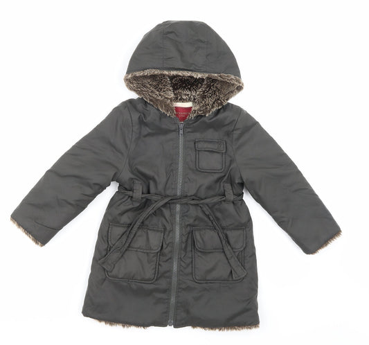 Neck & Neck Boys Brown   Basic Coat Coat Size 2 Years