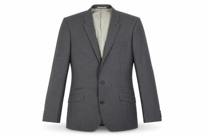 Front view of Next men’s grey rayon jacket suit jacket, size 42