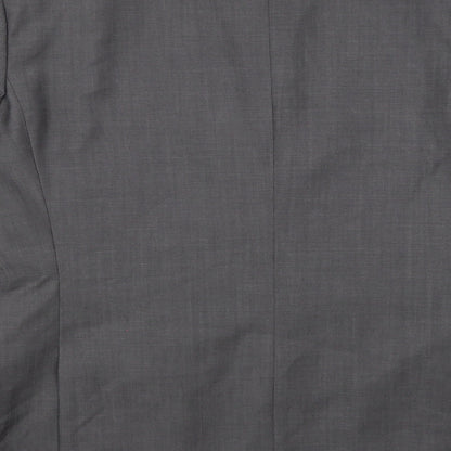 Brand and care label for Next men’s grey rayon jacket suit jacket, size 42