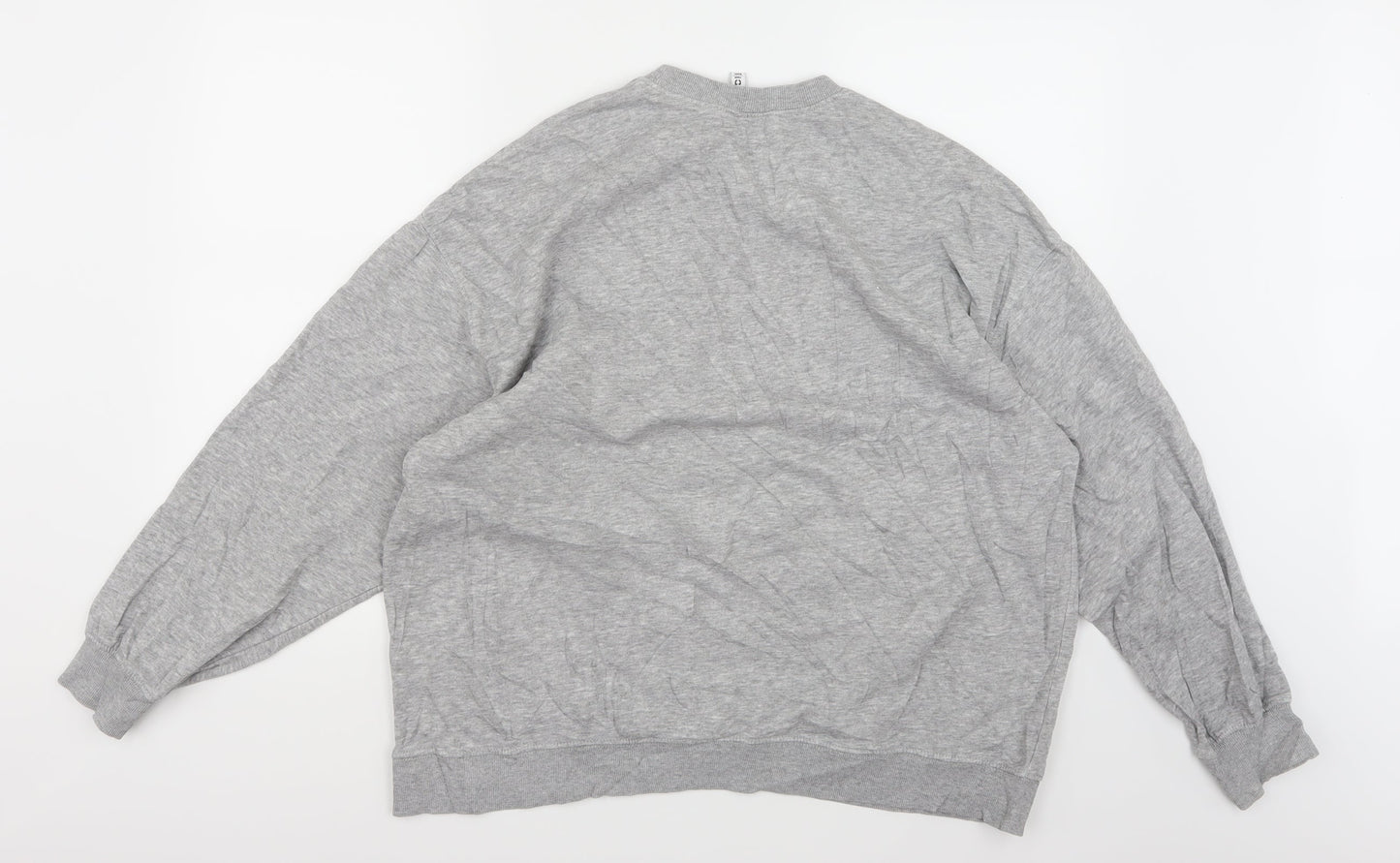 Divided by H&M Womens Grey  Jersey Pullover Sweatshirt Size M