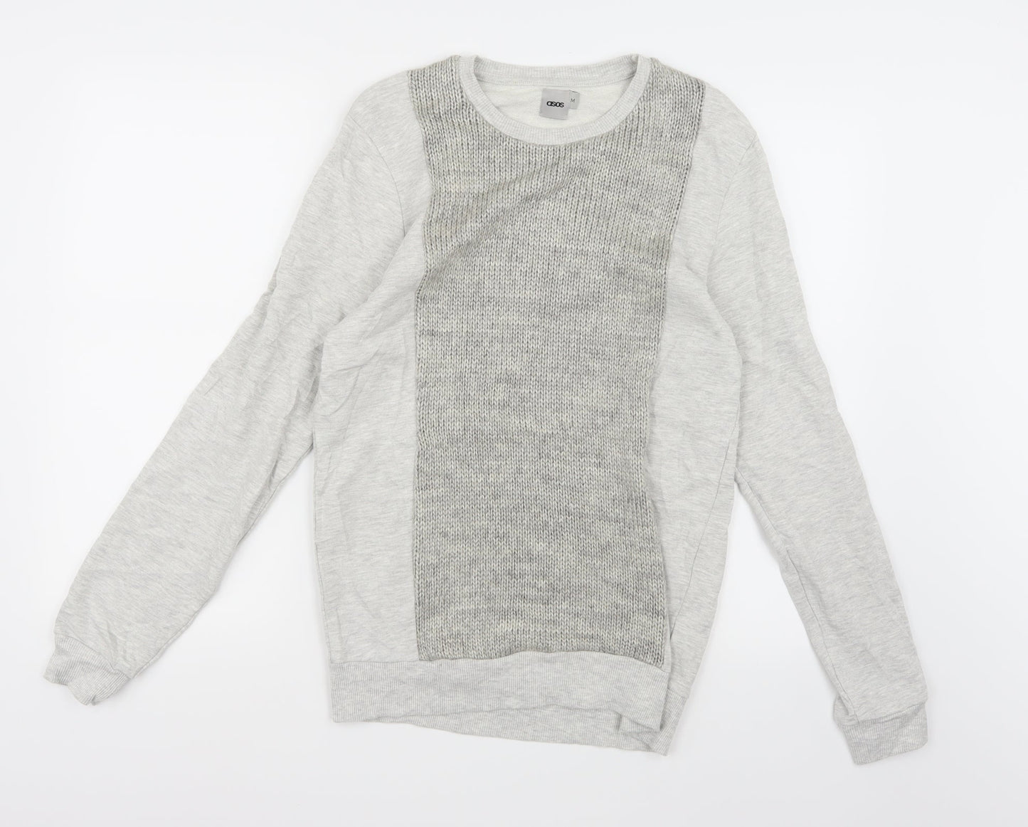 ASOS Mens Grey   Pullover Sweatshirt Size M