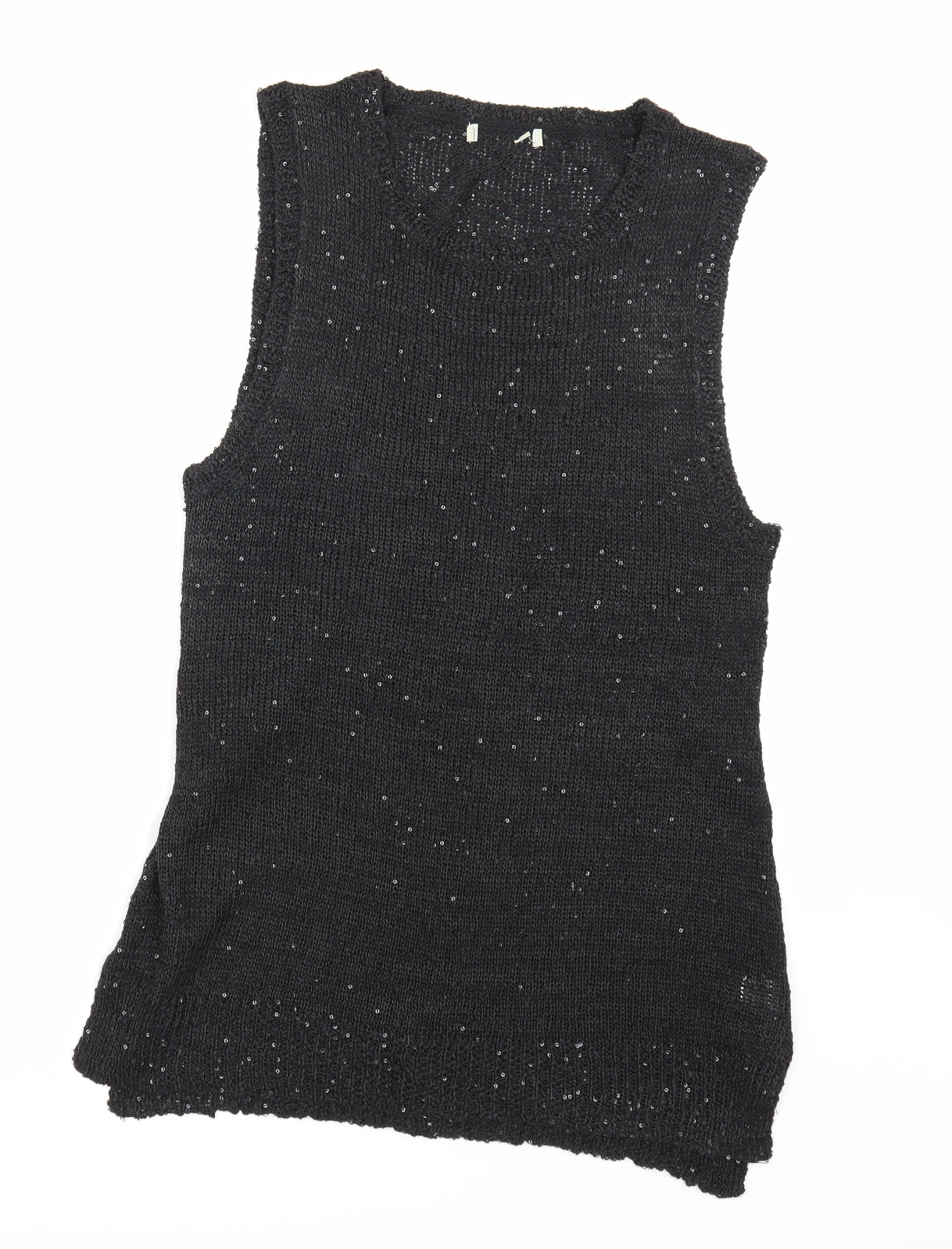 Preworn Womens Black   Basic Tank Size 10