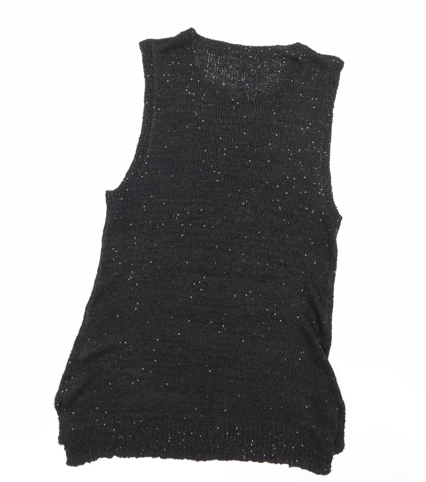 Preworn Womens Black   Basic Tank Size 10
