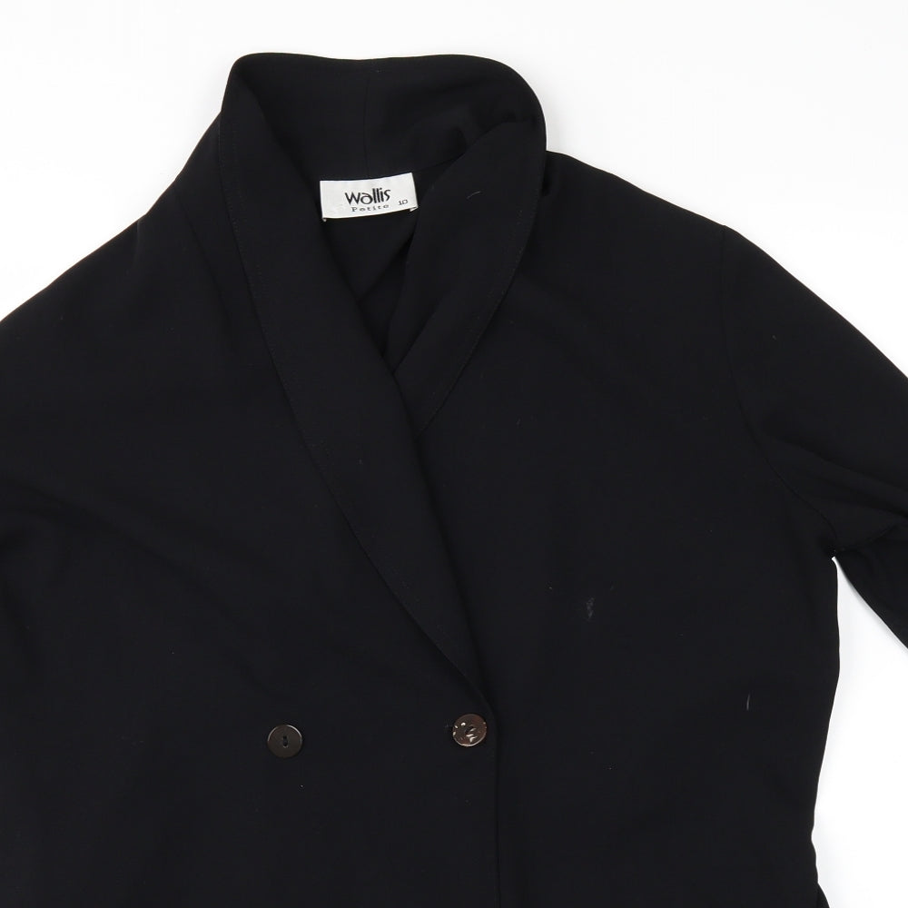 Wallis Womens Black   Jacket  Size 10