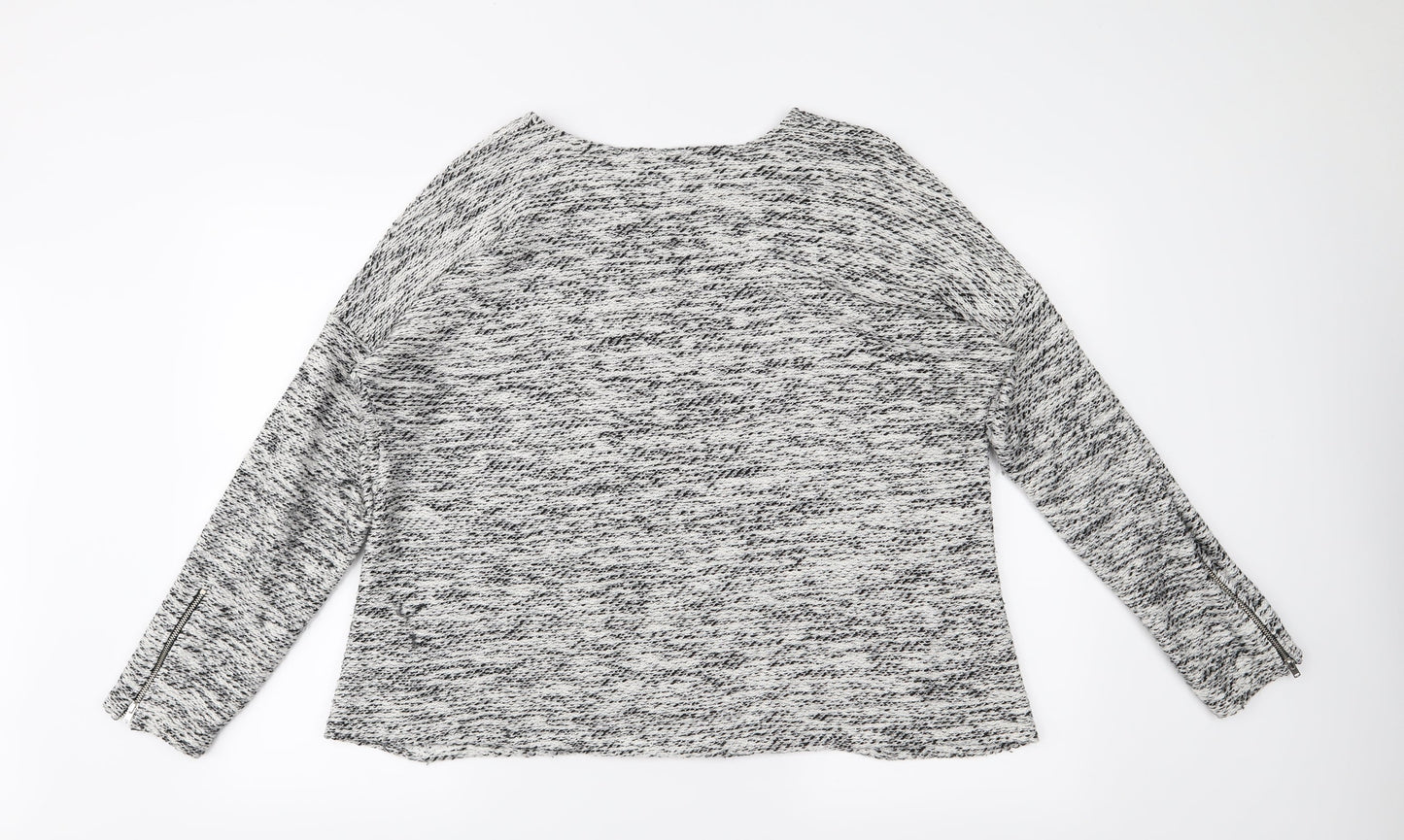 M&S Womens White   Pullover Jumper Size 18