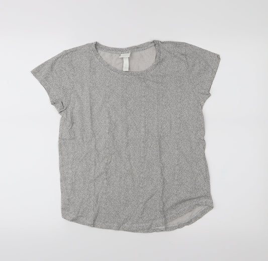 H&M Womens Grey   Basic T-Shirt Size XS