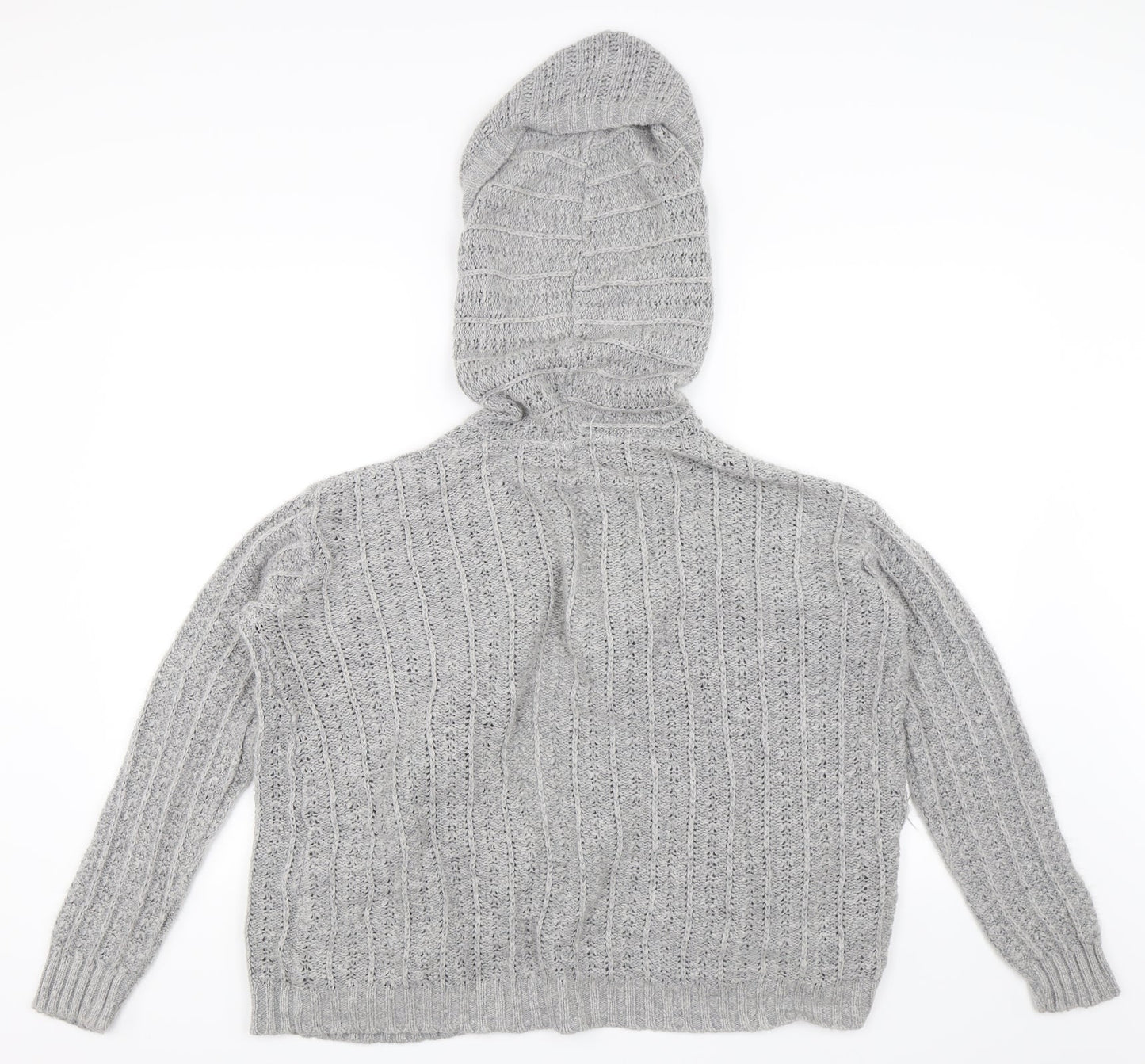 Select Womens Grey   Cardigan Jumper Size M