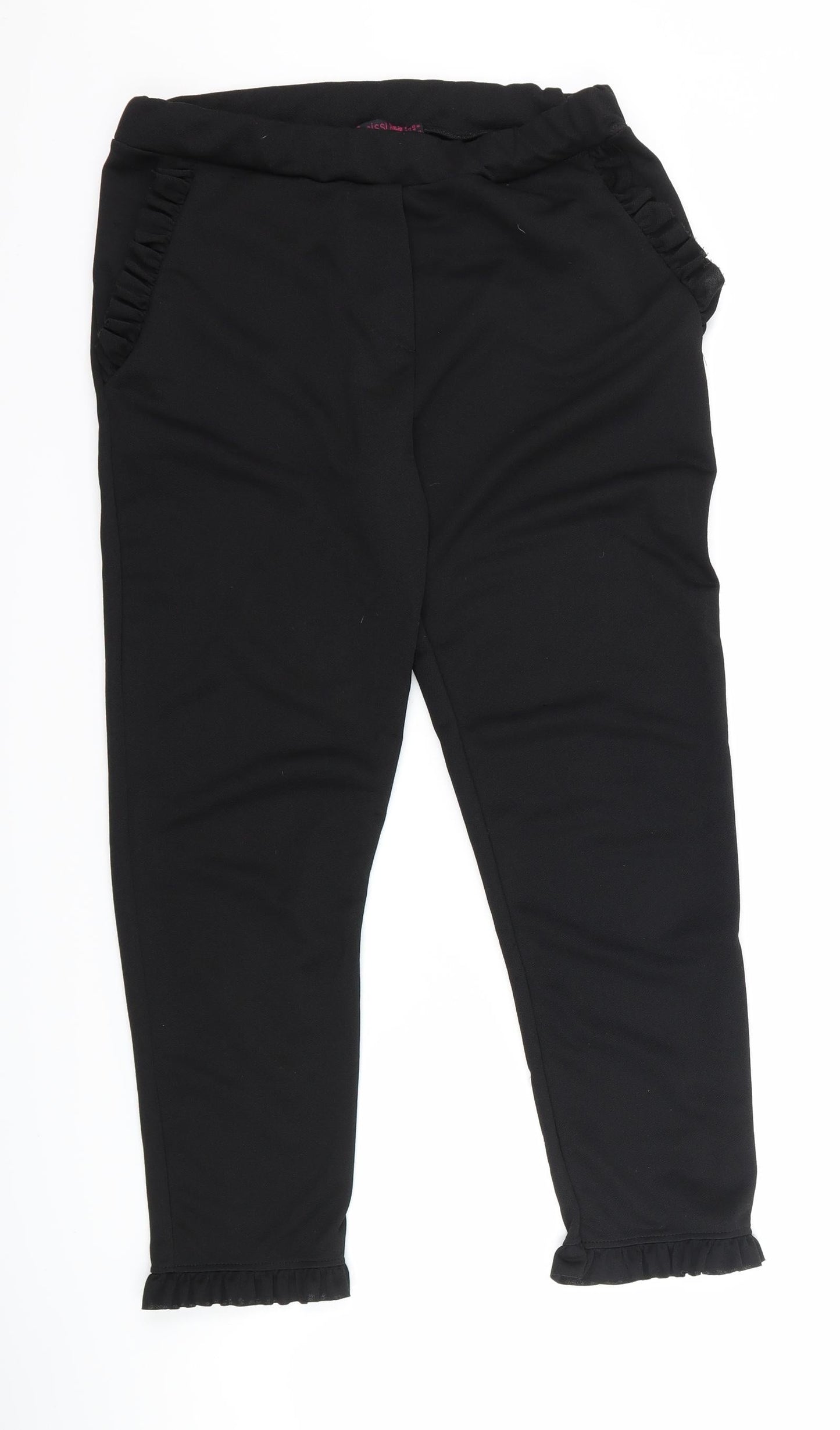 Missi London Womens Black   Trousers  Size 12 L23 in