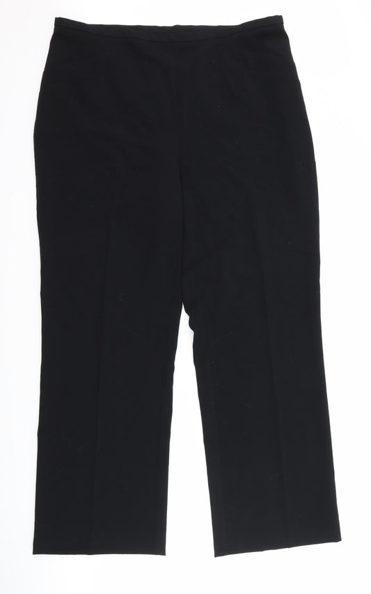 Marks and Spencer Womens Black   Trousers  Size 36 L30 in