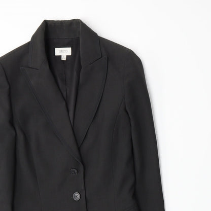 Close-up detail of G2000 women’s grey jacket suit jacket, size UK 4
