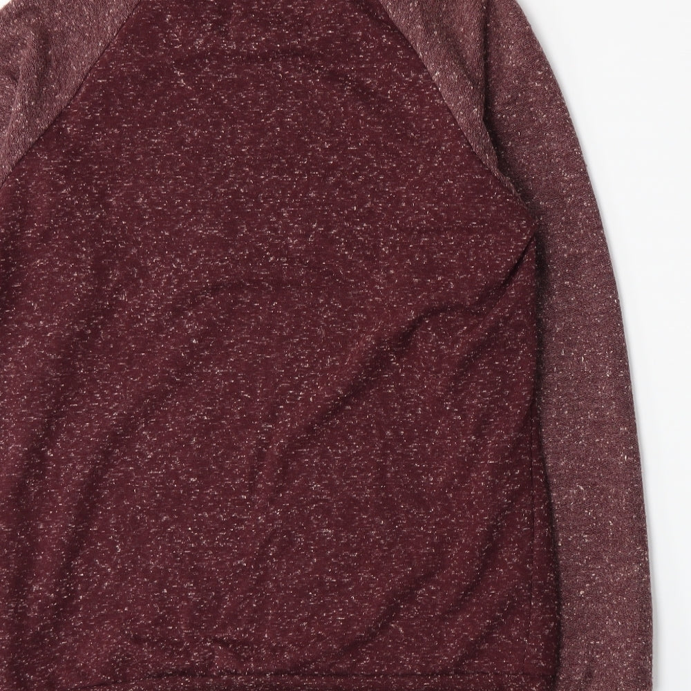 Twisted Soul Mens Red  Knit Pullover Jumper Size M