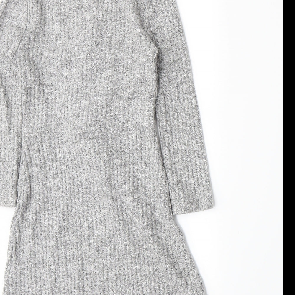 M&Co Girls Grey   A-Line  Size 3-4 Years