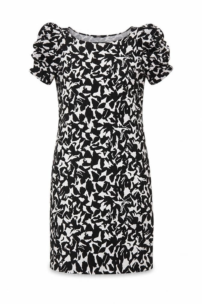 Marks & Spencer Womens Black Floral  A-Line  Size 12