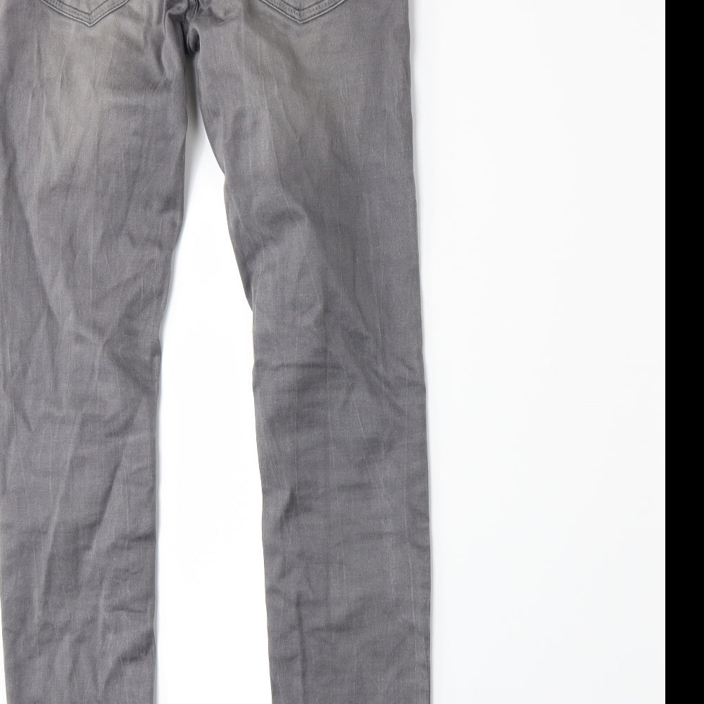 Lemmi Girls Grey  Denim Skinny Jeans Size 12 Years