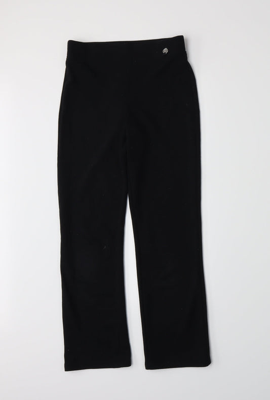 George Girls Black   Capri Trousers Size 9-10 Years