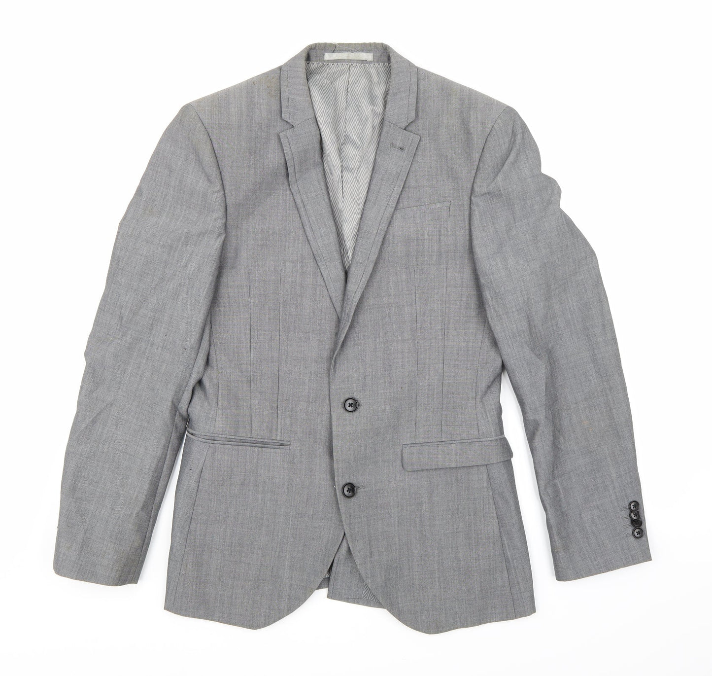 NEXT Mens Grey   Jacket Suit Jacket Size 36