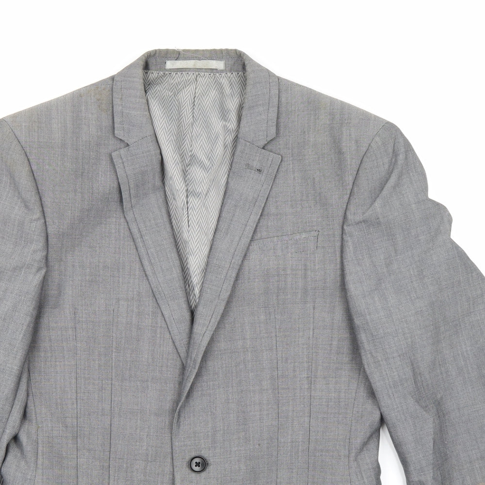 NEXT Mens Grey   Jacket Suit Jacket Size 36
