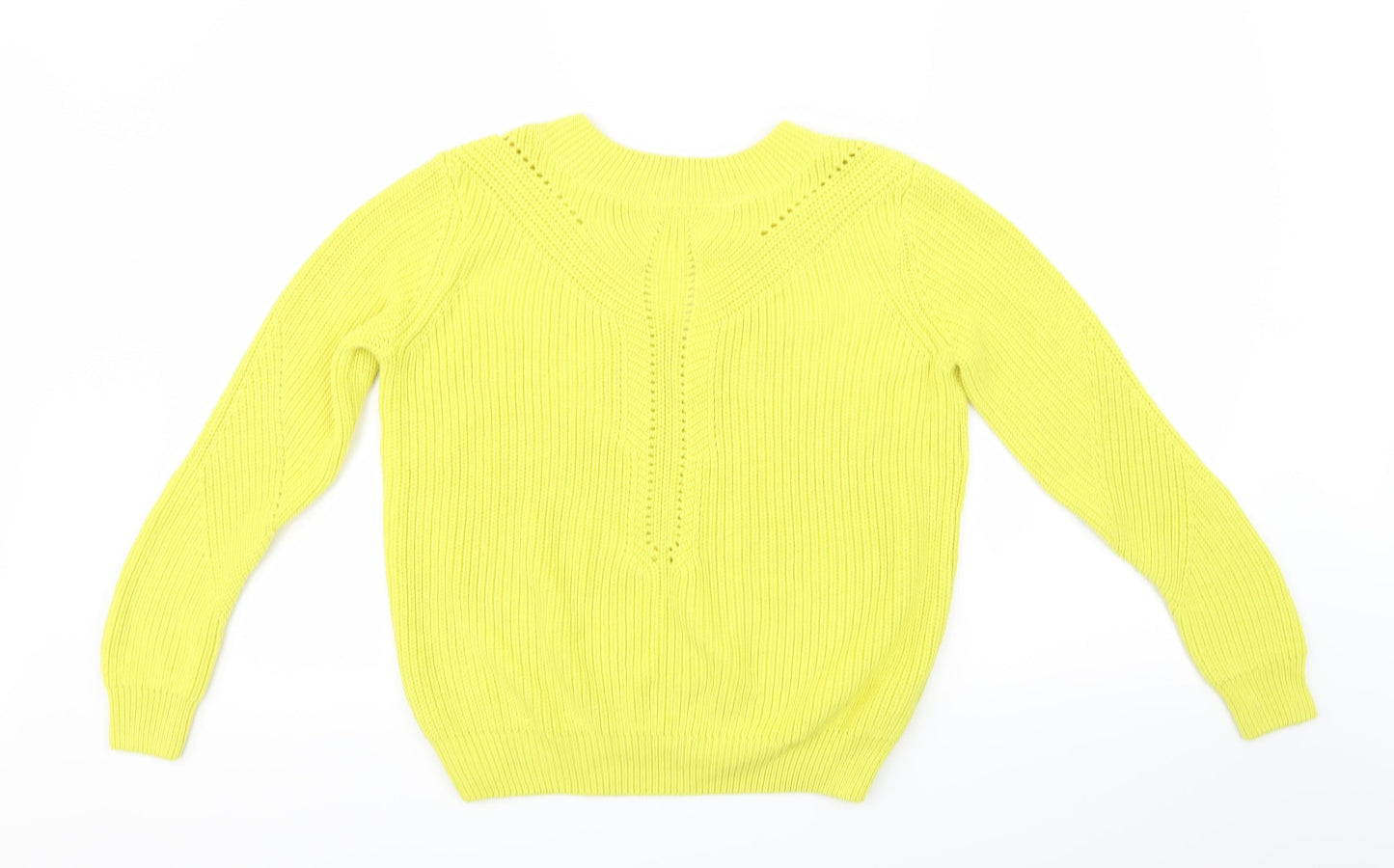 Atmosphere Womens Yellow  Knit Pullover Jumper Size 10