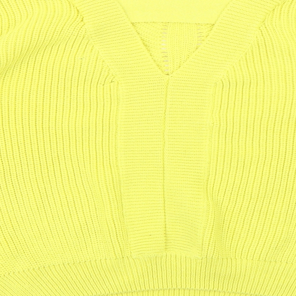 Atmosphere Womens Yellow  Knit Pullover Jumper Size 10