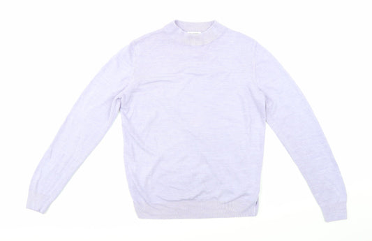 Marks and Spencer Womens Purple  Knit Pullover Jumper Size 14