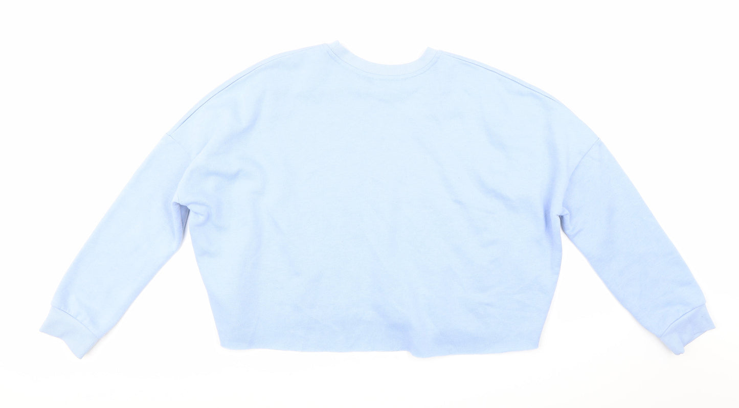 Primark Womens Blue   Pullover Sweatshirt Size S