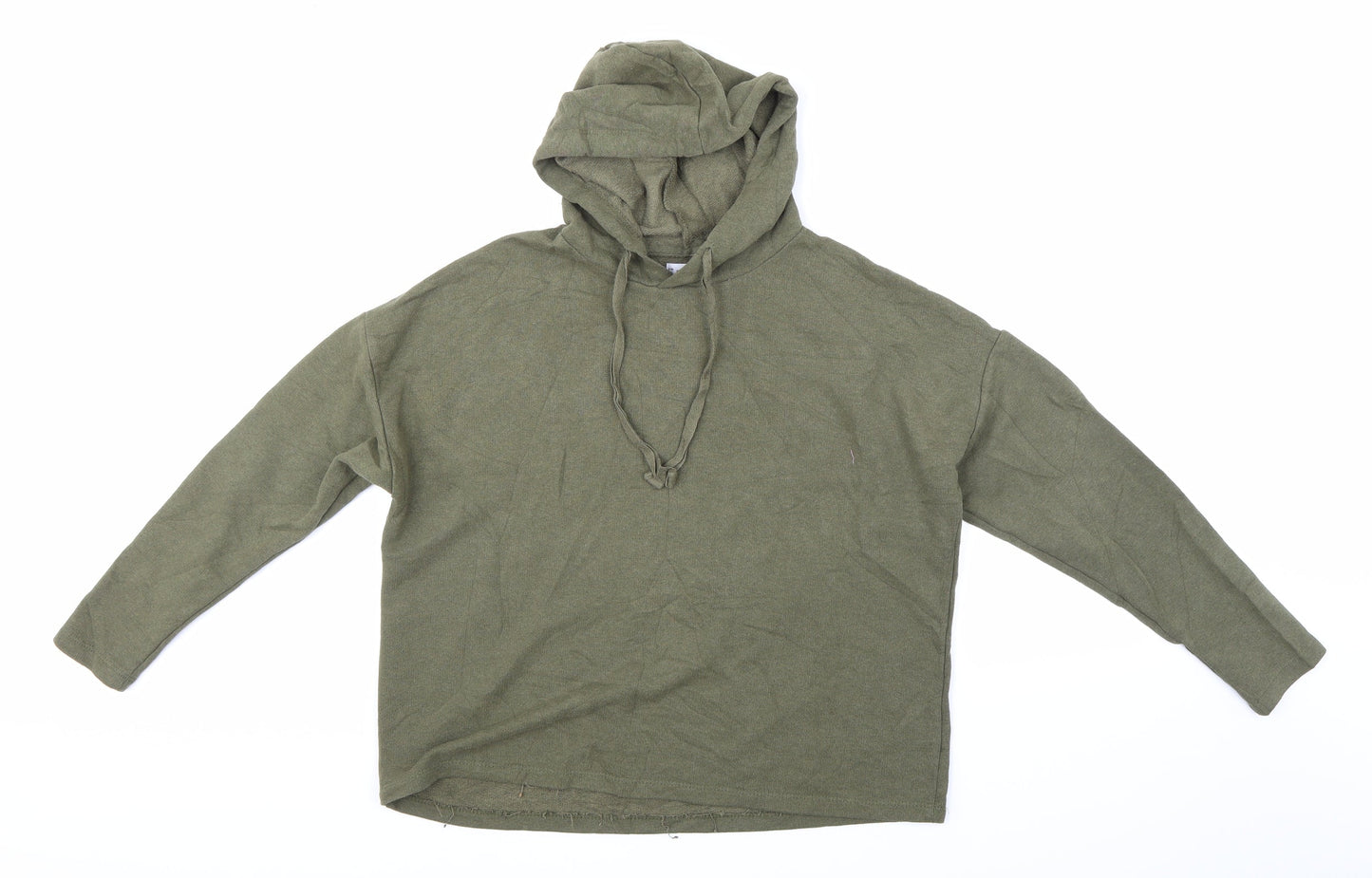 Pull & Bear Womens Green   Pullover Hoodie Size XS