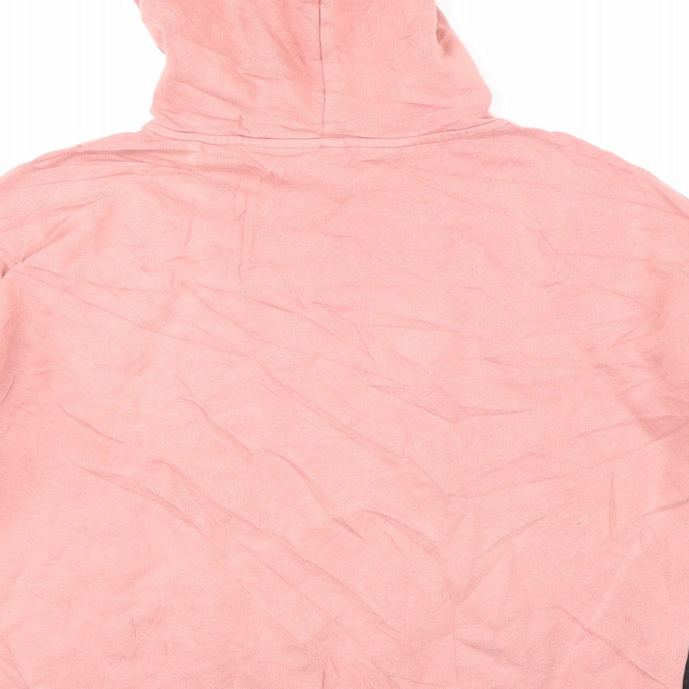 Boohoo Womens Pink   Pullover Hoodie Size S