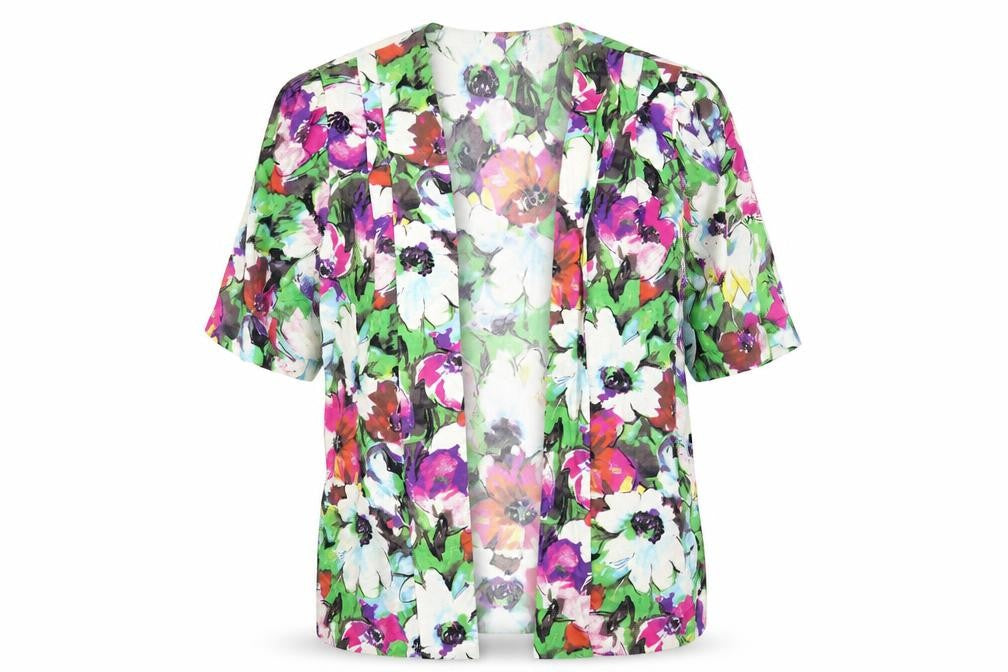 jumo Womens Multicoloured Floral  Jacket  Size M