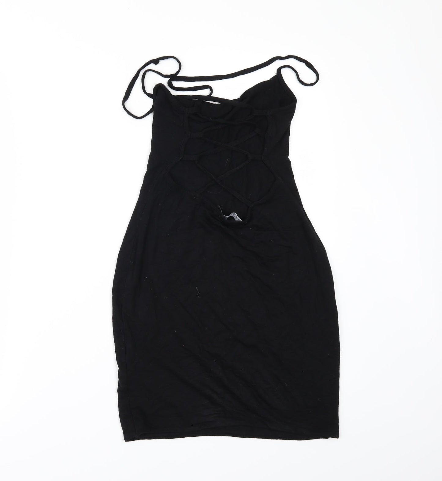 Nasty Gal Womens Black   Basic T-Shirt Size 8