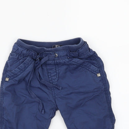 Close-up detail of Chicco Baby Blue Jogger Jeans, size 6-9, Months