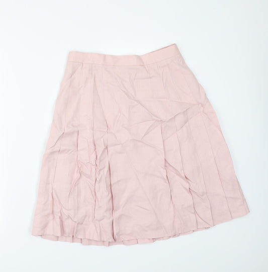 Talbots Womens Pink   A-Line Skirt Size 10