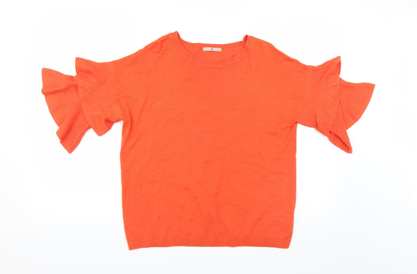 Sainsburys Womens Orange   Pullover Jumper Size 14