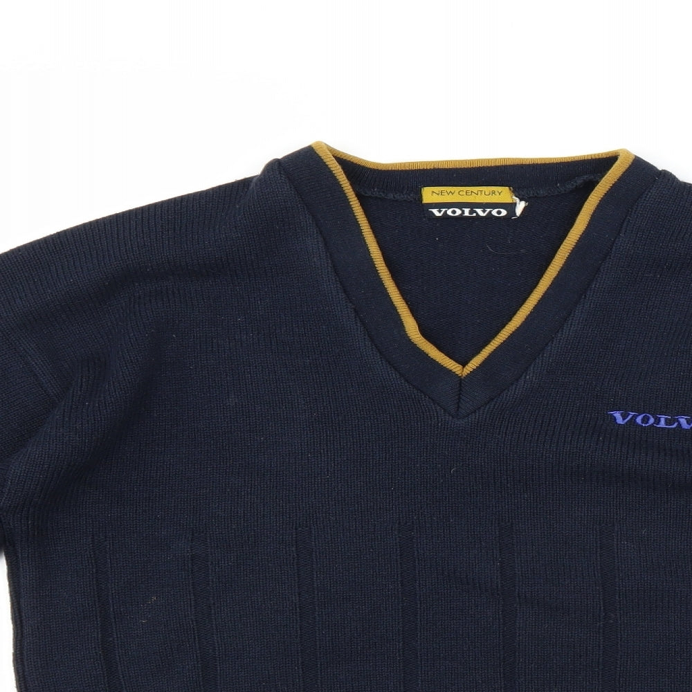 New Century Mens Blue   Pullover Jumper Size S