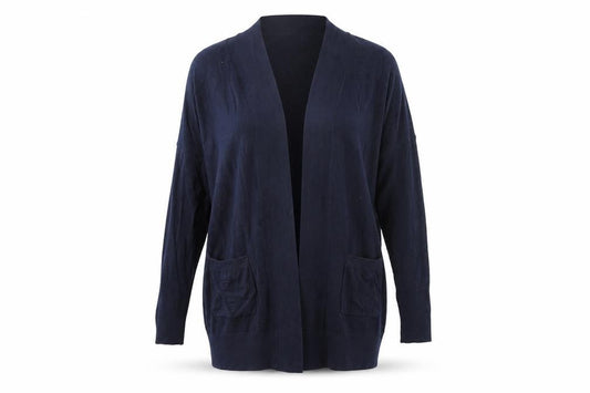 Primark Womens Blue  Knit Cardigan Jumper Size 6