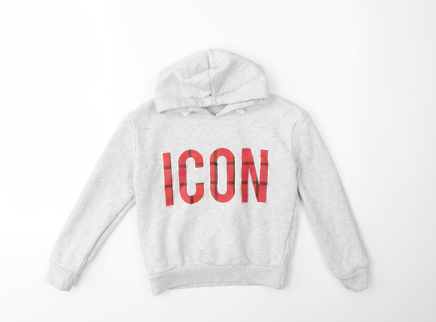Primark Boys Grey   Pullover Hoodie Size 7-8 Years