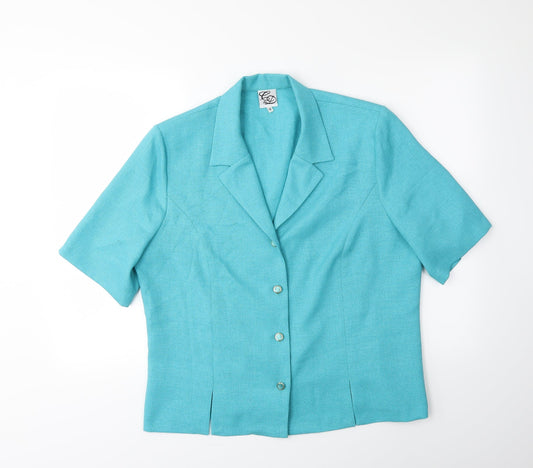 CS Womens Blue   Jacket  Size 18
