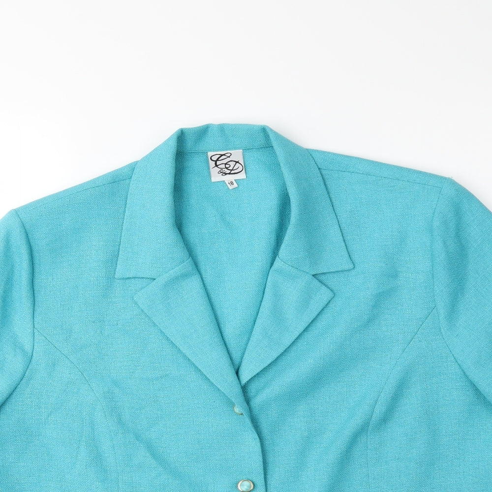 CS Womens Blue   Jacket  Size 18