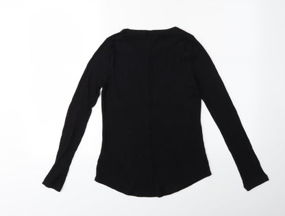 Back view of Old Navy men’s black jumper, size XS