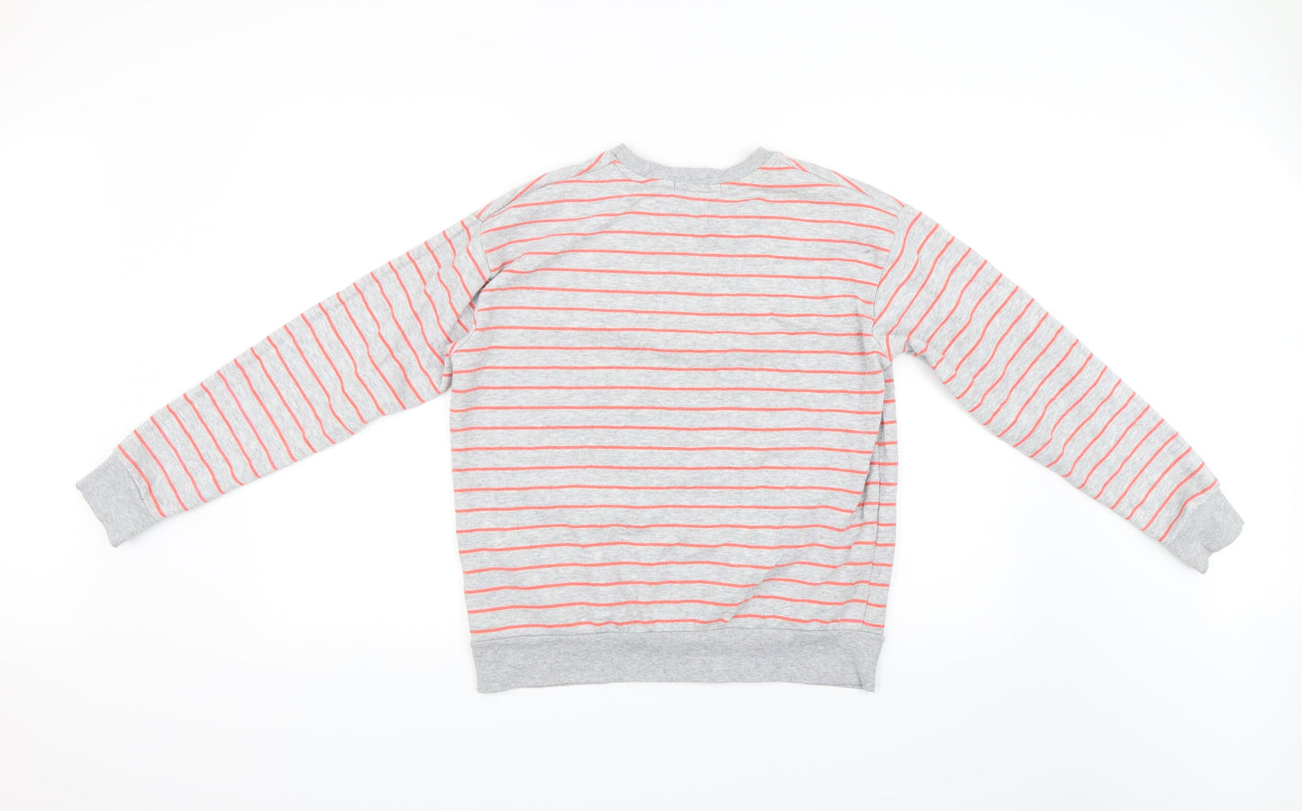 Primark Womens Grey Striped  Pullover Jumper Size XS