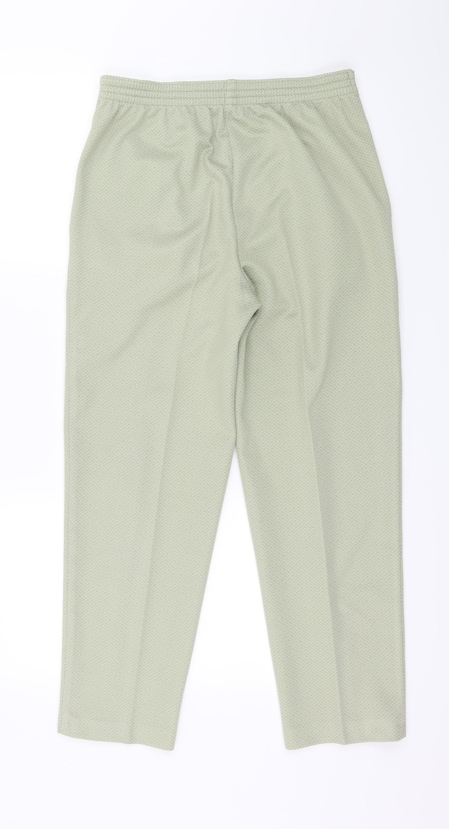 Marks and Spencer Womens Green   Trousers  Size 10 L26 in