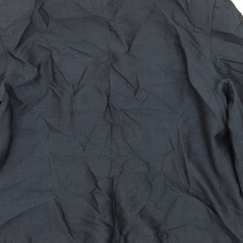 BHS Womens Blue   Biker Jacket Size 12